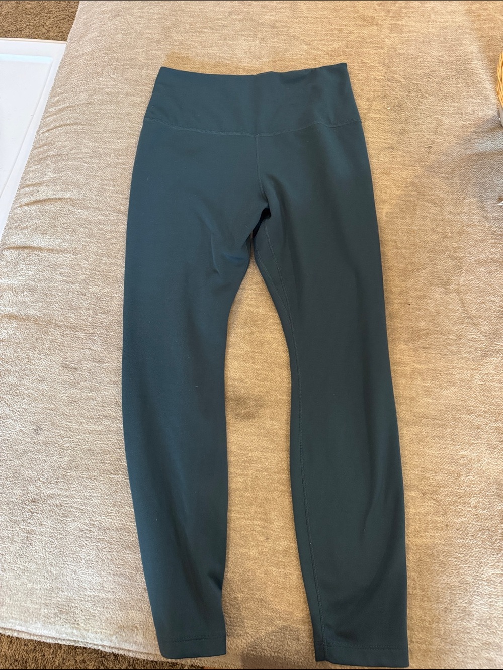 Nike Black Leggings with White Swoosh - Picture 2 of 4